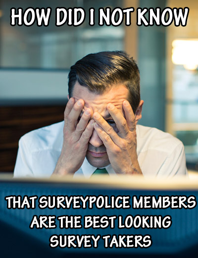 Good looking surveypolice members