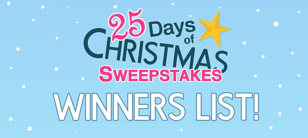 25 Days of Christmas Sweepstakes Winners - SurveyPolice Blog