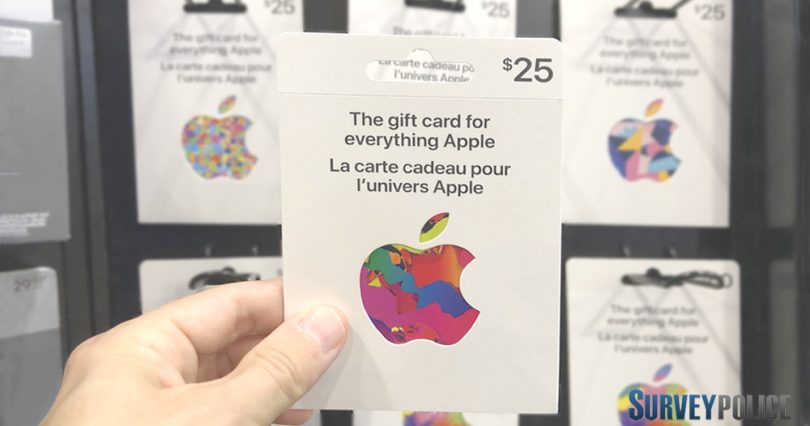 Apple Gift Card, $25
