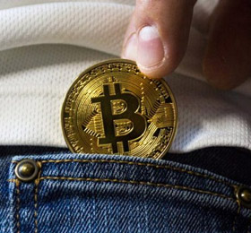 bitcoin in pocket