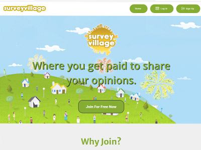 Survey Village website screenshot